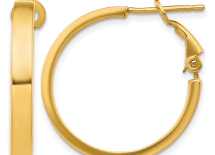 14K gold hoop earrings