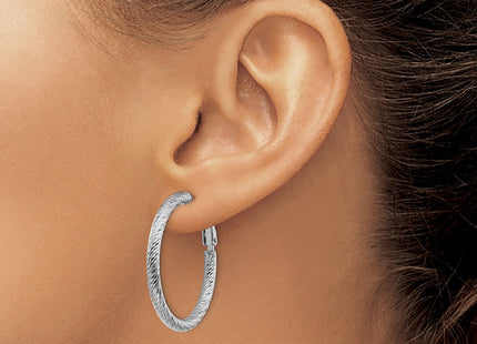 14k White Gold Earrings Style PRE940W - Classique Jewelry Inc.