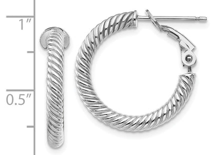 14k White Gold Earrings Style PRE942W - Classique Jewelry Inc.