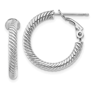 14k White Gold Earrings Style PRE942W - Classique Jewelry Inc.