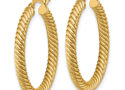 14k Yellow Gold Earrings Style PRE943 - Classique Jewelry Inc.