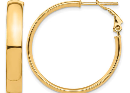14K gold hoop earrings
