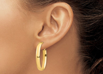 14k Yellow Gold Earrings Style PRE958 - Classique Jewelry Inc.