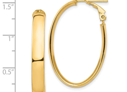 14k Yellow Gold Earrings Style PRE958 - Classique Jewelry Inc.