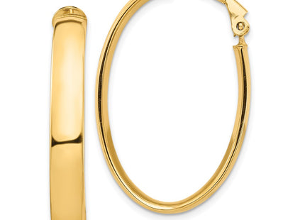14k Yellow Gold Earrings Style PRE958 - Classique Jewelry Inc.