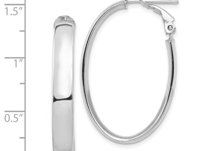 14k White Gold Earrings Style PRE958W - Classique Jewelry Inc.