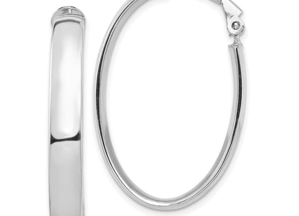 14k White Gold Earrings Style PRE958W - Classique Jewelry Inc.