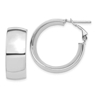 14k White Gold Earrings Style PRE969W - Classique Jewelry Inc.