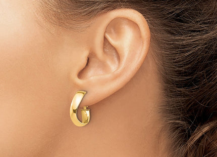 14k Yellow Gold Earrings Style PRE982 - Classique Jewelry Inc.