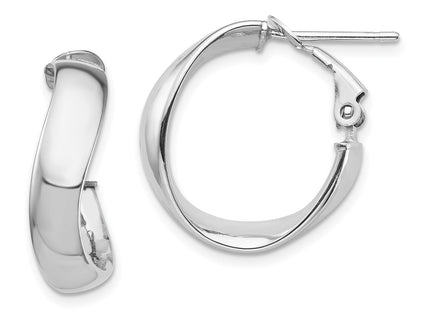 14k White Gold Earrings Style PRE982W - Classique Jewelry Inc.