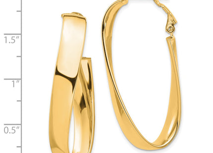 14k Yellow Gold Earrings Style PRE988 - Classique Jewelry Inc.