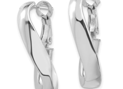 14k White Gold Earrings Style PRE989W - Classique Jewelry Inc.