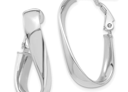 14k White Gold Earrings Style PRE989W - Classique Jewelry Inc.