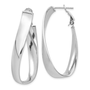 14k White Gold Earrings Style PRE993W - Classique Jewelry Inc.