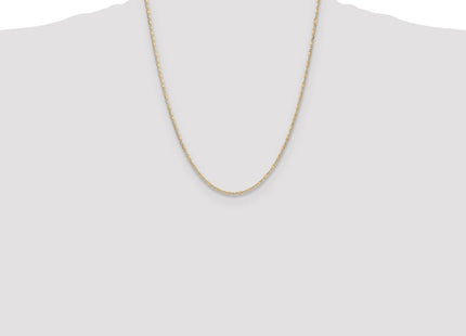 14k Tri-color Gold Pav Valentino Chain (Style PVL050-22)