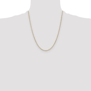 14k Tri-color Gold Pav Valentino Chain (Style PVL050-22)