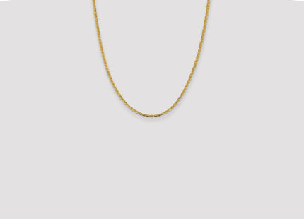 14K Tri-color Pav Valentino with Lobster Clasp Chain (Style PVL060-22)