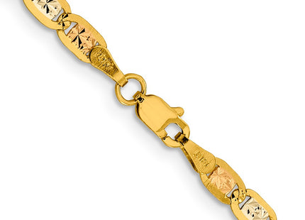 14k Tri-Color Chains Style PVL080 - Classique Jewelry Inc.