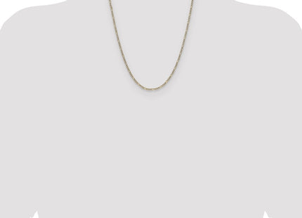 14k Yellow & Rhodium Chains Style PWC060 - Classique Jewelry Inc.