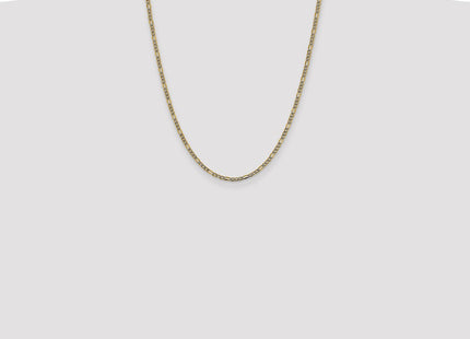 14k Yellow & Rhodium Chains Style PWC080 - Classique Jewelry Inc.