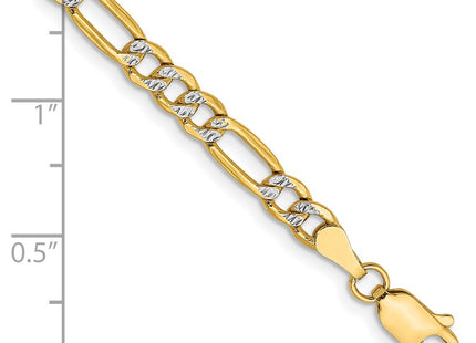 14k Yellow & Rhodium Bracelets Style PWC100 - Classique Jewelry Inc.