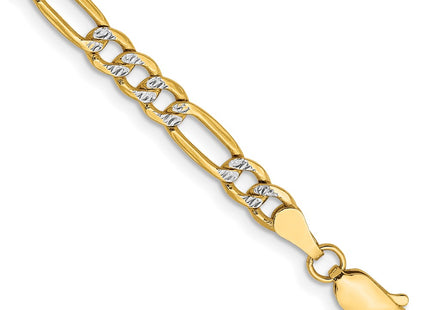 14k Yellow & Rhodium Bracelets Style PWC100 - Classique Jewelry Inc.