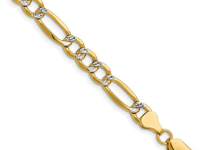 14K gold figaro link chain