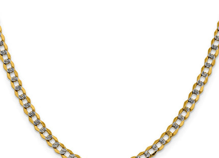 14k Yellow & Rhodium Chains Style PWF100 - Classique Jewelry Inc.