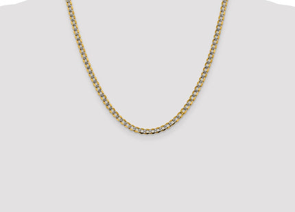 14k Yellow & Rhodium Chains Style PWF100 - Classique Jewelry Inc.