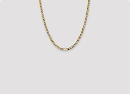 14k Yellow & Rhodium Chains Style PWF100 - Classique Jewelry Inc.