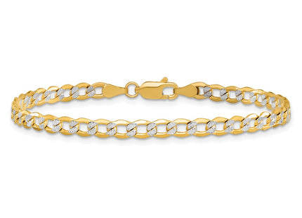 14k Yellow & Rhodium Chains Style PWF100 - Classique Jewelry Inc.