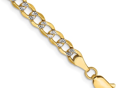 14k Yellow & Rhodium Chains Style PWF100 - Classique Jewelry Inc.