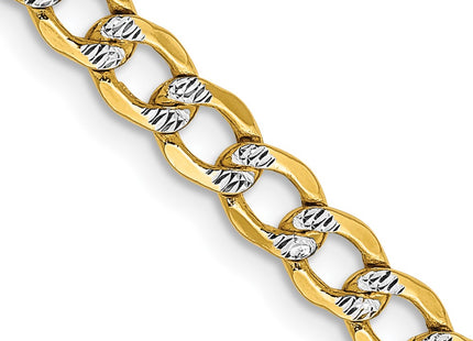 14k Yellow & Rhodium Chains Style PWF100 - Classique Jewelry Inc.