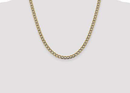 14k Yellow & Rhodium Chains Style PWF120 - Classique Jewelry Inc.