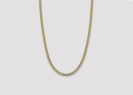 14k Yellow & Rhodium Chains Style PWF120 - Classique Jewelry Inc.