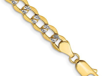 14k Yellow & Rhodium Chains Style PWF120 - Classique Jewelry Inc.