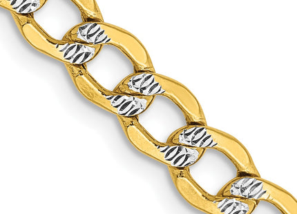 14k Yellow & Rhodium Chains Style PWF120 - Classique Jewelry Inc.