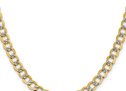 14k Yellow & Rhodium Chains Style PWF150 - Classique Jewelry Inc.