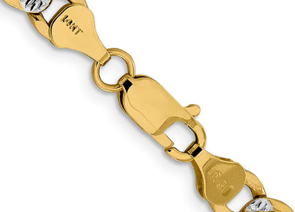 14k Yellow & Rhodium Chains Style PWF150 - Classique Jewelry Inc.