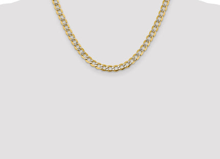 14k Yellow & Rhodium Chains Style PWF150 - Classique Jewelry Inc.