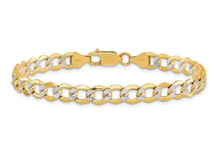 14k Yellow & Rhodium Chains Style PWF150 - Classique Jewelry Inc.