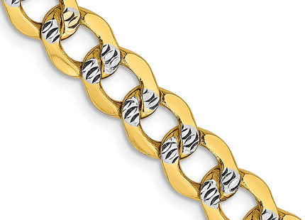 14k Yellow & Rhodium Chains Style PWF150 - Classique Jewelry Inc.