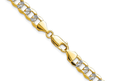 14k Yellow & Rhodium Chains Style PWF160 - Classique Jewelry Inc.