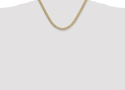 14k Yellow & Rhodium Chains Style PWF160 - Classique Jewelry Inc.