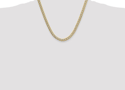 14k Yellow & Rhodium Chains Style PWF160 - Classique Jewelry Inc.