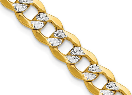 14k Yellow & Rhodium Chains Style PWF160 - Classique Jewelry Inc.