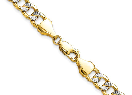 14k Yellow & Rhodium Chains Style PWF180 - Classique Jewelry Inc.