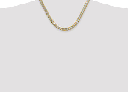 14k Yellow & Rhodium Chains Style PWF180 - Classique Jewelry Inc.