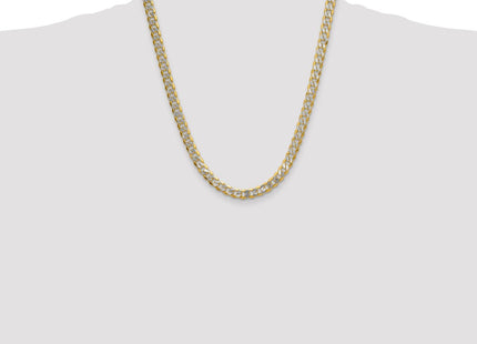 14k Yellow & Rhodium Chains Style PWF180 - Classique Jewelry Inc.
