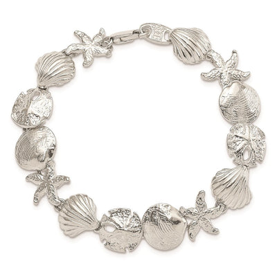 Sterling Silver Seashells Bracelet